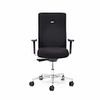 Bild des ESD Arbeitsstuhls ergonomischer Buerostuhl Laboro von lento aus leitfaehigen Stoff schwarz antistatischer Schreibtischstuhl mit Rollen direkt vom Hersteller hochwertige Buerostuehle fuer das Buero die Werkstatt Industrie Labore