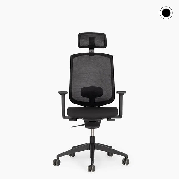 laboro<br><br><strong>Der MINIMALE mit Kopf</strong><br>ergonomischer Bürostuhl mit Kopfstütze 🇩🇪 Made in Germany