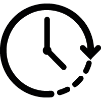 Ein Uhr-Icon symbolisiert, dass unsere Bürostühle von lento für einen 8-Stunden-Vollzeiteinsatz ausgelegt sind.