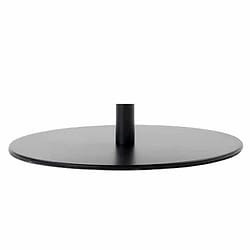 Tellerfuß für Beistelltisch oder Esstisch rund schwarz