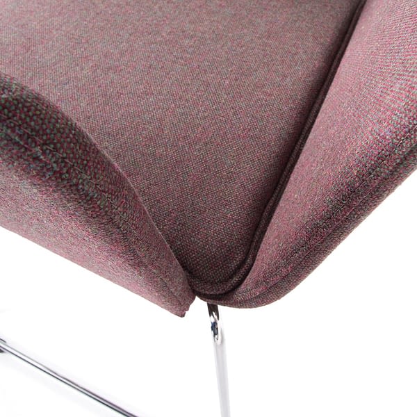 bild eines Kufenstuhl Besucherstuhl lento sitting smart k stoff mit details und darstellung des materiales