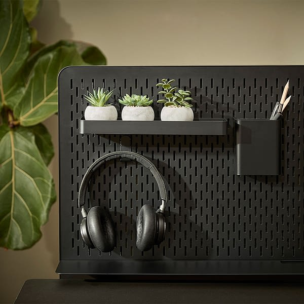 Schreibtischzubehör Akustik Trennwand Adapt Board schallabsorbierend inkl. Kabelkanal Detailbild