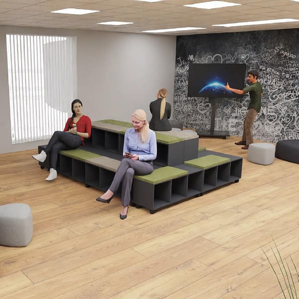 lento Büroplanung & Büroausstattung für die Kreativzone um die Motivation zu steigern - Made in Germany