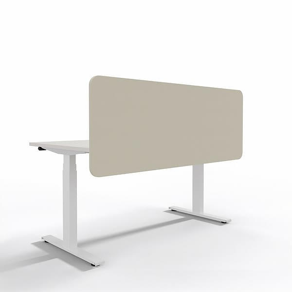 lento Sichtschutz fürs Büro Trennwand zur Hintertischmontage 60 cm Farbe: Oyster Titelbild