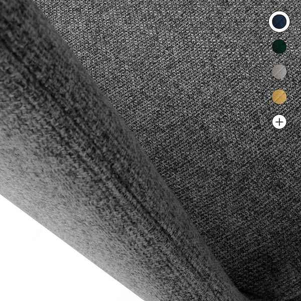 lento sitting smart Bildtitel für Kufenstuhl, Konferenzstuhl, Polsterstuhl mit Armlehnen Stoffmuster - Made in Germany