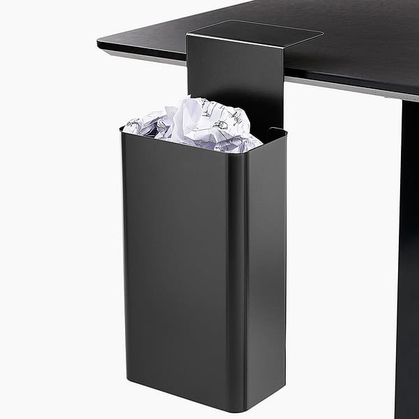 Zubehör für den Schreibtisch Dustbin schwarz Der Mülleimer multifunktional einsetzbar