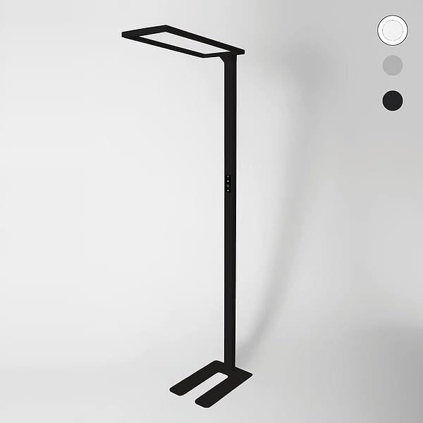 <strong>Bürolampe LED Stehleuchte dimmbar</strong><br>inkl. Bewegungs­sensor, 80W, 4000K neutralweiß, 8800-9100Im