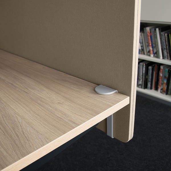 lento Schreibtischzubehör Büro Akustik Trennwand für Schreibtische mit Hintertischmontage Detailbild