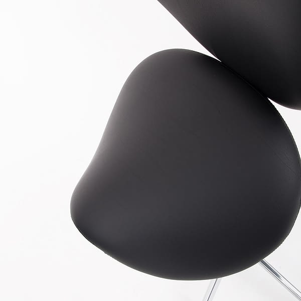 detailbild Sattelhocker, artzhocker, Praxishocker ind schwarz von lento