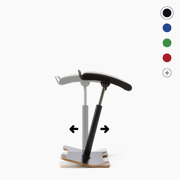 <strong>SITZ-STEHHILFE</strong><br>sella activa: ergonomischer Stehstuhl mit Bodenwippe 🇩🇪 Made in Germany