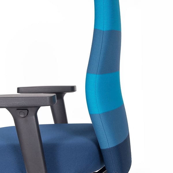 Abbildung: ergonomischer Bürostuhl inkl. Synchronmechanik und 2-fach verstellbaren Armlehnen