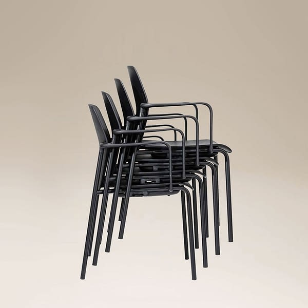 lento Stapelstuhl Vierfuß Stuhl passend zu Klapptischen auf Rollen