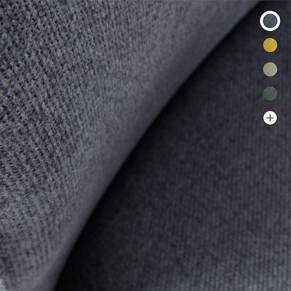 Detailbild Stoff dunkelblau vom Ergonomischen Bürostuhl agilis genesis Vollpolster mit Kopfstütze