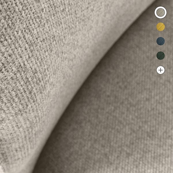 Detailbild Stoff beige vom Ergonomischen Bürostuhl agilis genesis Vollpolster mit Kopfstütze