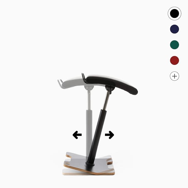 <strong>SITZ-STEHHILFE</strong><br>sella activa: ergonomischer Stehstuhl mit Bodenwippe 🇩🇪 Made in Germany