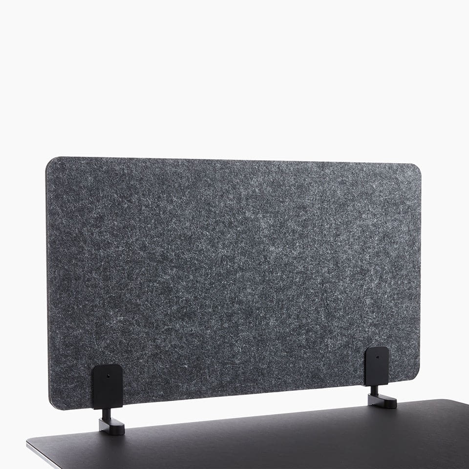 lento Schreibtischzubehör: Trennwand mit Whiteboard und Filz