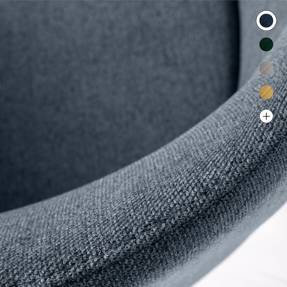 lento sitting smart Bildtitel für Drehstuhl, Konferenzstuhl, Polsterstuhl mit Armlehnen Stoffmuster - Made in Germany