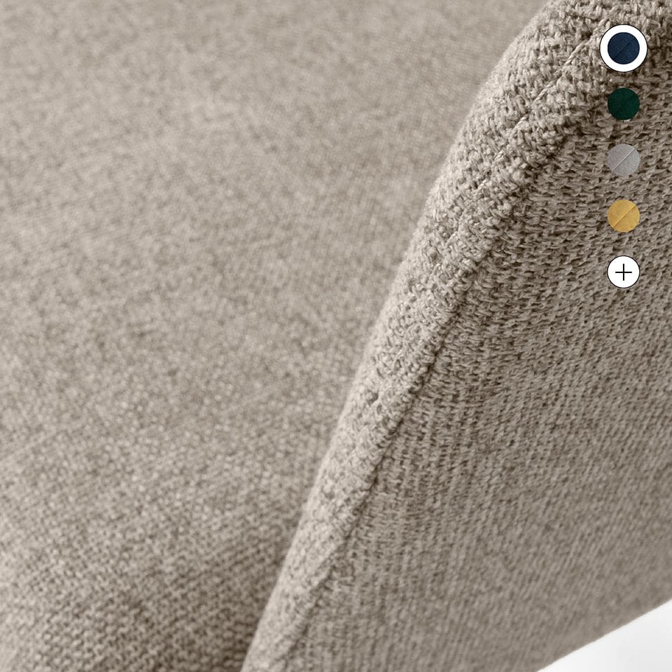 lento sitting smart Bildtitel für Drehstuhl, Konferenzstuhl, Polsterstuhl mit Armlehnen Stoffmuster - Made in Germany