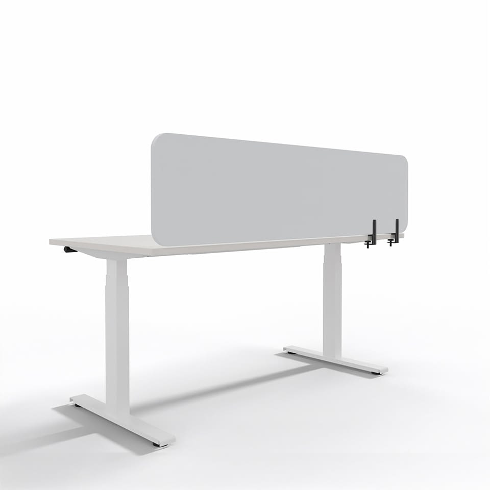 lento Sichtschutz fürs Büro Trennwand zur Auftischmontage 40 cm Farbe: Adobo Titelbild