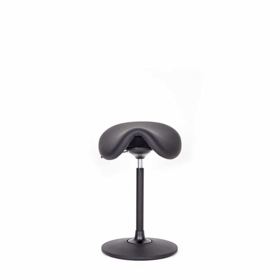 Sattelsitz sella activa schwarz ergonomisch höhenverstellbar von vorne Hersteller lento