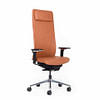lento agilis matrix ergonomischer Bürostuhl / Chefsessl Modellnr. MT14 in Echtleder, Farbe M144, ultra brandy
