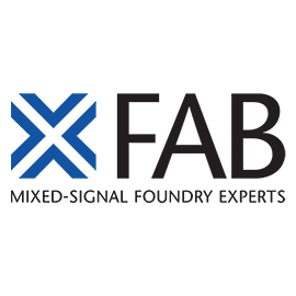 Logo X-FAB Semiconductor Foundries mit Sitz in Erfurt, Thüringen