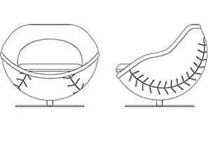 baseball lounge sessel lento lillus homerun piktogramm style before competition