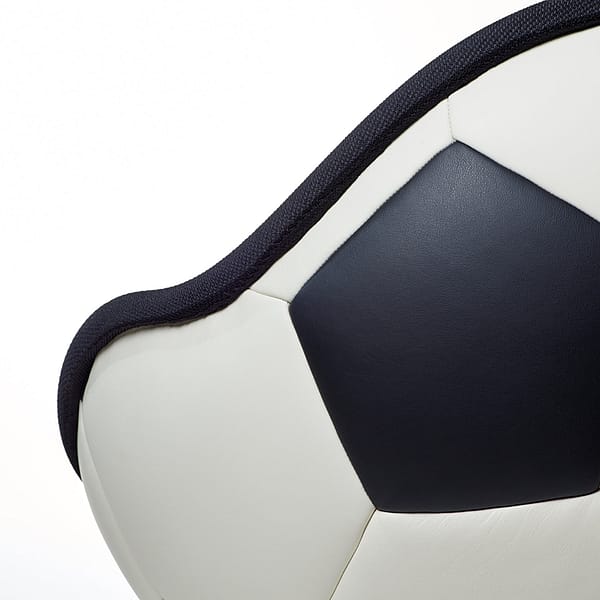 fussball lounge sessel stuhl lento lillus hattrick echtleder classic 2