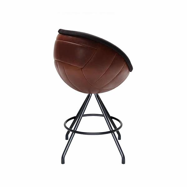 fussball tresenstuhl countestuhl lento lillus wembley echtleder vintage 3