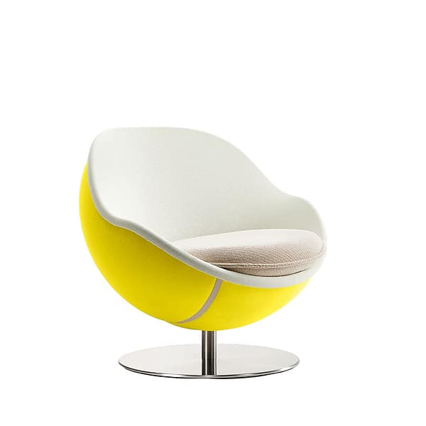 tennis lounge sessel stuhl lento lillus volley gelb 4