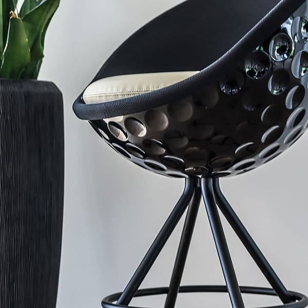 lillus eagle golf sessel barhocker schwarz 2