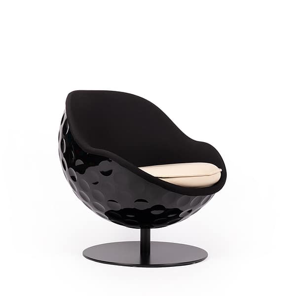 lillus eagle – Golf Loungesessel schwarz Ø 87 cm