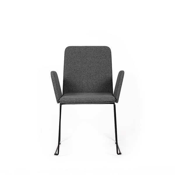 sitting smart z lento kufenstuhl armlehne graphite front