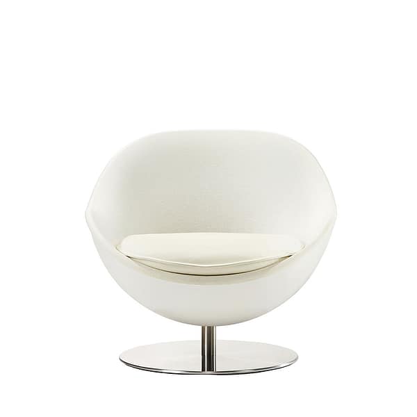 lillus art – Kugelsessel weiß Ø 87 cm