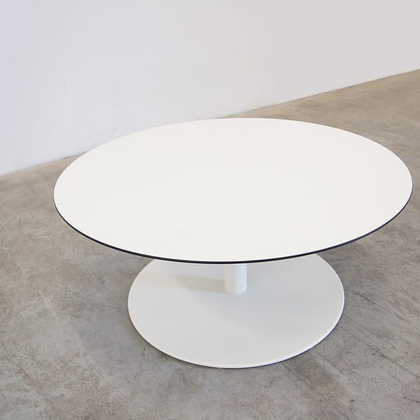 beistelltisch couchtisch rund lento lillus style before competition weiss 420mm 4