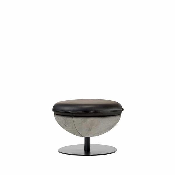 fussball hocker lento lillus hattrick echtleder vintage 1