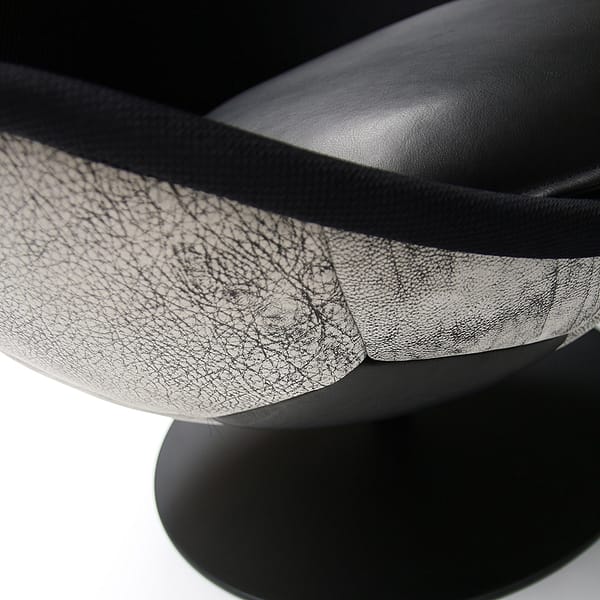 fussball lounge sessel stuhl lento lillus hattrick echtleder vintage 7