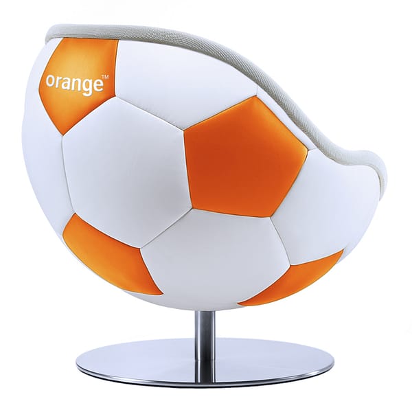 lillus hattrick fussball sessel orange