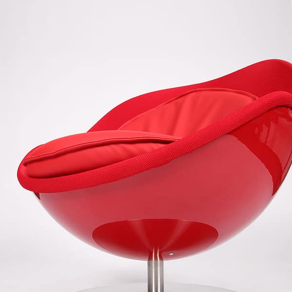 lillus art kugel sessel pop art sessel rot 1