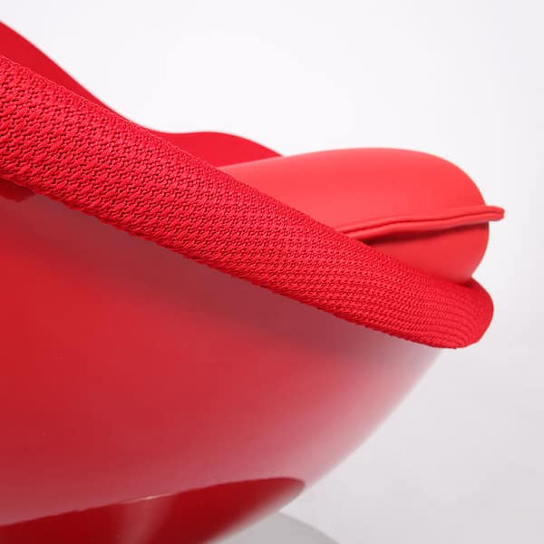 lillus art kugelsessel pop art sessel rot 1