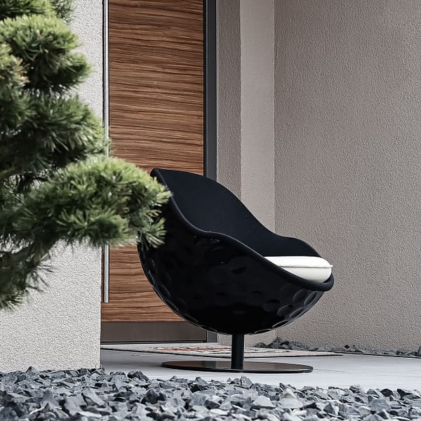 lillus eagle black golf loungel chair sports furniture made in germany