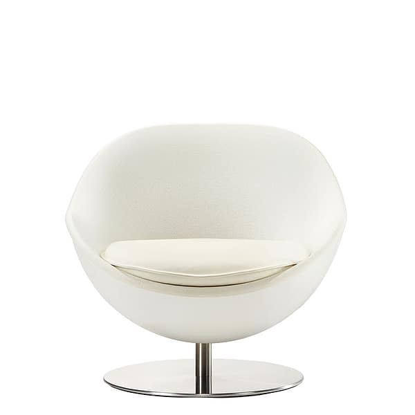 lillus art kugel sessel pop art weiss front