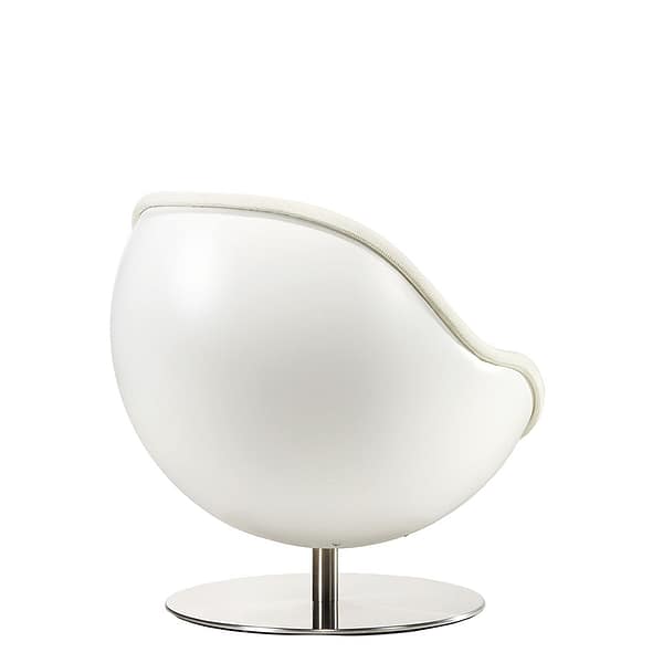 lillus art kugel sessel pop art weiss rueck