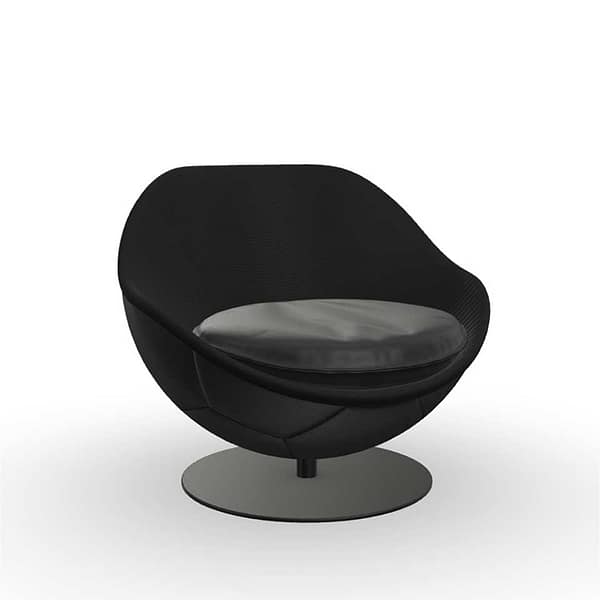 lillus hattrick fussball sessel echtleder schwarz