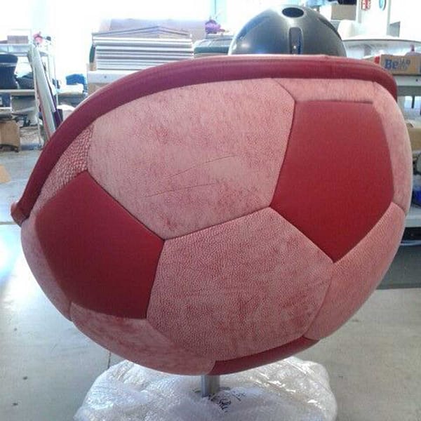 lillus hattrick fussball sessel rot weiss