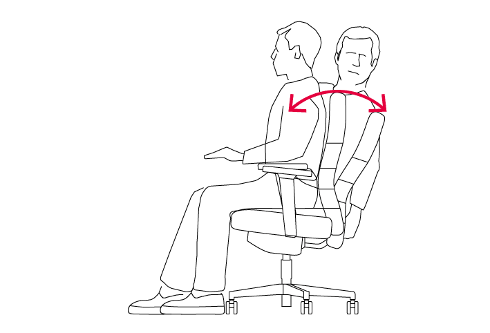 Lento - gesund sitzen - Bürostuhl richtig einstellen - Dynamik
