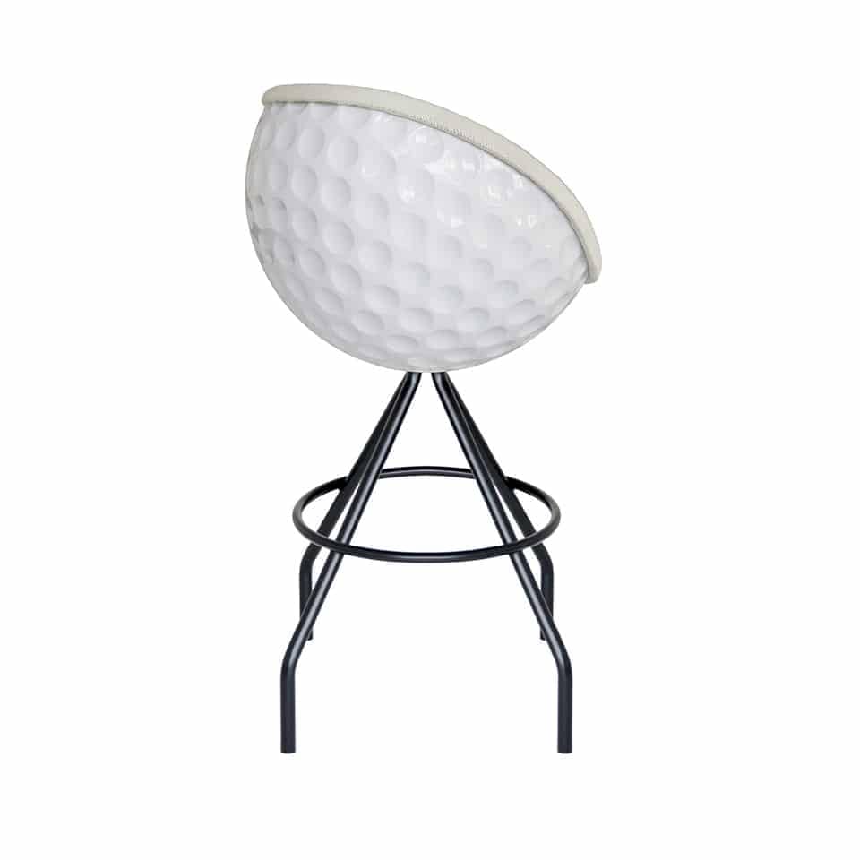 picture of a lillus bar stool by lento in golf eagle design black and white golf chair round chair ball seat globe chair bowl chair unique interior design for sports management made in germany