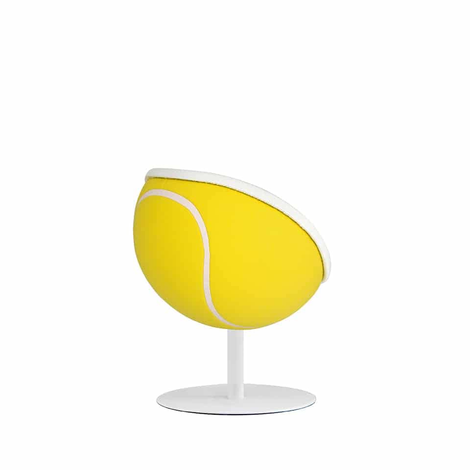 image of a dinner stool cocktail stool lillus by lento tennis chair in volley tennis design highend sports furniture made in germany for retail design sports service gastronomy