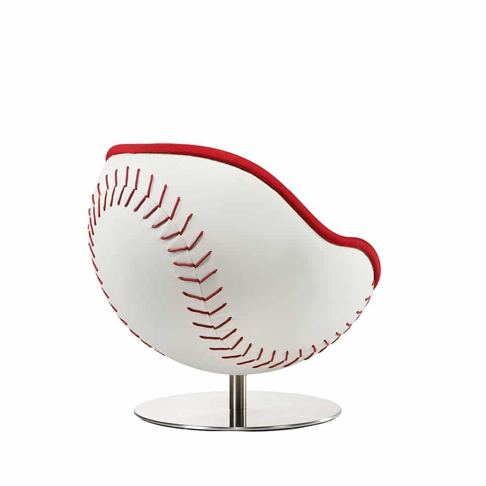 baseball lounge sessel stuhl lento lillus homerun edelstahl 3
