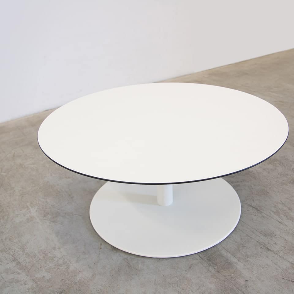 beistelltisch couchtisch rund lento lillus style before competition weiss 420mm 4